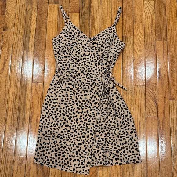 Sanctuary Dresses & Skirts - Tan and Black Spotted Dress